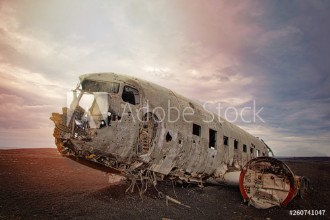 Bild på relitto di aeroplano su spiaggia islandese